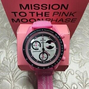 Omega x Swatch Mission to the Moonphase – Pink Moon